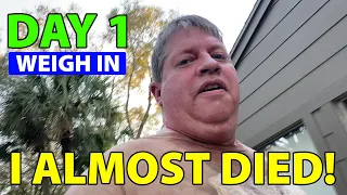 My Weight Loss Journey Day 1 - Get FIT by 50 - Weigh In & I almost died - Mark Lee