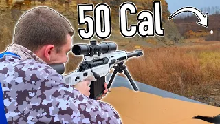 50 CALIBER SNIPER RIFLE VS LONG RANGE TARGETS!