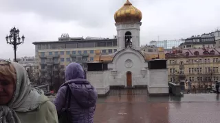 Крестный ход. Храм Христа спасителя . Пасха 2015