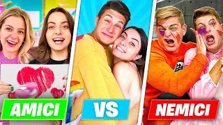 3 TIPI DI AMICI vs NEMICI CON NINNA E MATTI! Amici vs nemici a Scuola al pigiama party