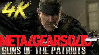 METAL GEAR SOLID 4: GUNS OF THE PATRIOTS  (PS3) ''OLD SNAKE'' 4K WALKTHROUGH/LONGPLAY 2021