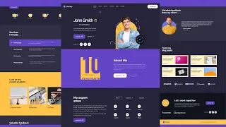 Build a Complete Personal Portfolio Website Using HTML CSS And Javascript