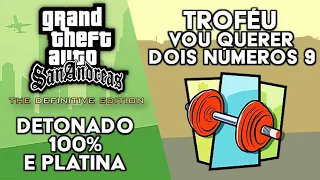 GTA San Andreas Definitive Edition - Detonado 100% e Platina - Troféu Vou Querer Dois Números 9