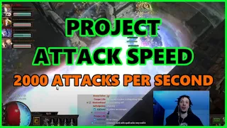 [PoE] 2000 Attacks per second?! - Project Attack Speed - Stream highlights #624