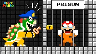 Mario's Prison Escape. But What If Mario Is Wanted in Super Mario Bros. | Game Animation