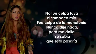 Shakira, Ozuna - Monotonía (Letra/Lyrics)