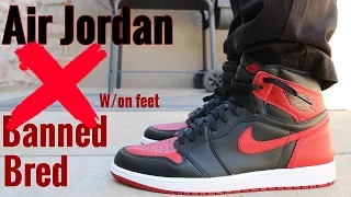 "Banned/Bred" Air Jordan 1 W/ On Foot Review 2016