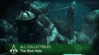 Assassin's Creed 4: Black Flag - The Blue Hole [Underwater] (All collectibles)