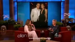 Jennifer Lopez - The Ellen Show: Talks Exes Diddy & Affleck at Golden Globes 16/1/13