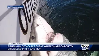 Great white shark caught off Hilton Head named for Bluffton teen killed in unsolved hit-and-run