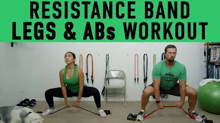 Resistance Band Legs and Abs Workout - Band Leg Workout - ACHV PEAK