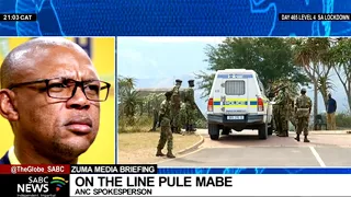 ANC's Pule Mabe reacts to former president Jacob Zuma's media address