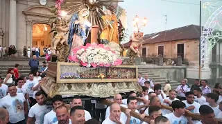 Oppido Mamertina MARIA SS.MA ANNUNZIATA festa 2023 Patrona della Diocesi. Uscita processione 2/4