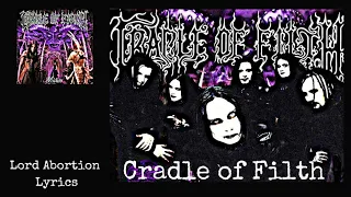 Cradle of Filth : Lord Abortion Lyrics