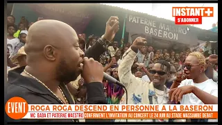 ROGA ROGA à la Baseron avec MC BABA et Paterne pour les inviter au Concert Stade Massamba Débat