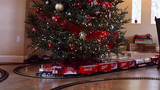 Big Model Trains At Christmas Time:  A Holiday Model Train Video