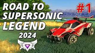 ROAD TO SUPERSONIC LEGEND RETURNS! | This is what BRONZE looks like in 2024?! | Rocket League