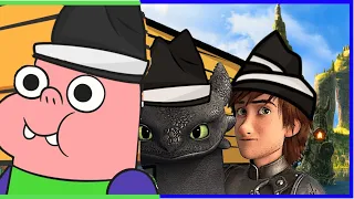 How to Train Your Dragon and Clarence Coffin Dance Mashup @Ozyrys