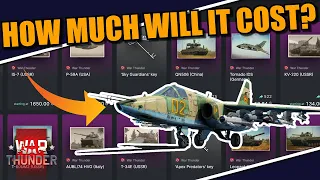 War Thunder - HOW MUCH will the PRIZES of the SUMMER EVENT COST in the MARKET? (MY OPINION)