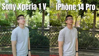 Sony Xperia 1 V vs iPhone 14 Pro Camera Comparison