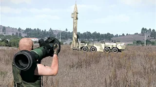 Javelin Füzesi Rusya Scud Balistik Füze Aracı Yok Etme Simülesi - ARMA 3 Simulation Savaşı - ukrayna