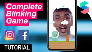 Complete Blinking Game tutorial for Spark AR. Part 3 Character Animation