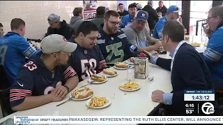 'The vibe is fantastic.' Detroit visitors all about the food during the NFL Draft