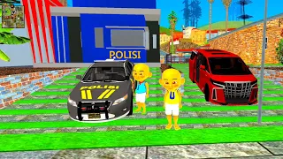 Upin dan ipin hari pertama tugas di Kantor Polisi Baru tilang Mobil Fizi di jalan 🤣 Dunia Oyya