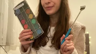 ASMR | 1 minute doing your makeup with the wrong props