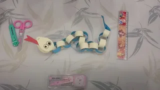 Complete paper and sand crafts - Funny snake