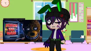 William reacts to behind the mask (a fnaf song) gacha fnaf my au