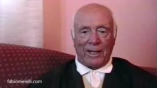 Romolo Marcellini Intervista inedita 1997