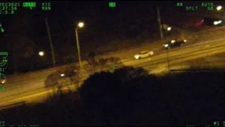 WATCH: Police chase suspected car thief down interstate