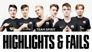 Team Spirit. Dota 2 Highlights & Fails