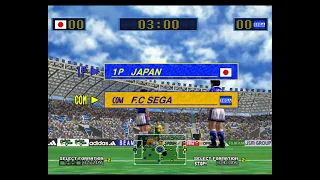VIRTUA STRIKER 2 Ver.2000.1 / MATCH MODE / JAPAN VS F.C SEGA