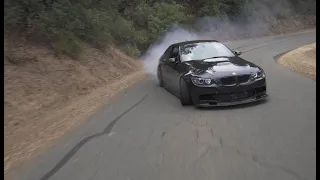 bmw e92 m3 crazy street drift. s65 v8