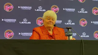 Indiana GM Lin Dunn on expectations, camp observations, adding Caitlin Clark | Fever Media Day 2024