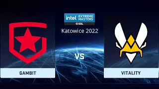 🔴  [ RU ] Gambit vs Vitality  BO3 | IEM Katowice 2022