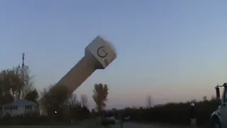 Water Towers Falling Sped Up With RedBone in the Background