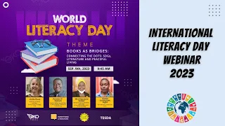 INTERNATIONAL LITERACY DAY WEBINAR 2023 | "Books as Bridges.."