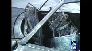 1984 год, автомобиль Фрэнка "Левши" Розенталя после покушения.