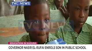 Governor Nasir El-Rufai enrols son in Public School