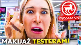 ♦ W KOŃCU TO ZROBIŁAM! 🤣 CAŁY MAKIJAŻ TESTERAMI W ROSSMANN! ♦ Agnieszka Grzelak Beauty