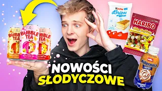 BUBBLE TEA W PUSZCE?!😱 TESTUJĘ NOWOŚCI SŁODYCZOWE Z PAŹDZIERNIKA🔥 | Dominik Rupiński