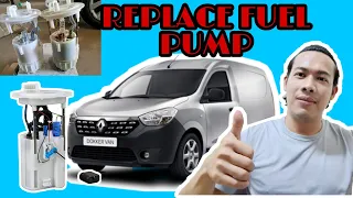 How To Replace Fuel Pump || Renault Dokker.
