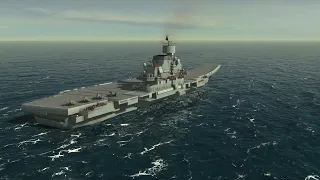 Cold Waters Epic Mod 2.41 #022 Ползучий охотник ТАВКР «Адмирал Флота Советского Союза Кузнецов»