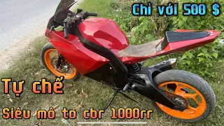 Tự chế ,siêu xe moto gp / p3 sơn và hoàn thiện siêu phẩm có 102 # p3