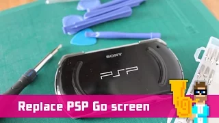 How to remove and replace a PSP Go LCD screen