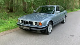 BMW E34 535i Original Zustand Cirrusblau Allhorn Automobile