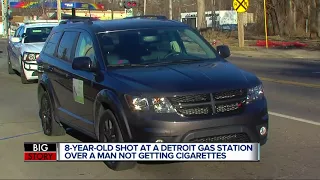 8-year-old girl shot at Detroit gas station over man not getting cigarettes